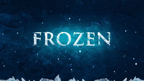 Frozen Text Effect Photoshop