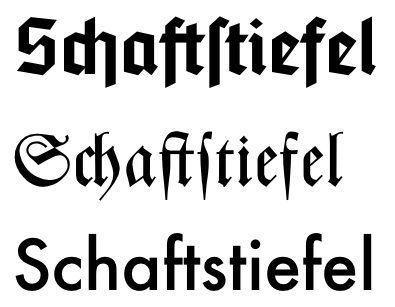 German Font