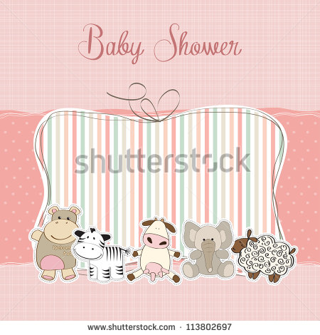 Girl Baby Shower Cards for Free