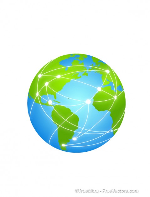 Globe Icon Vector Free