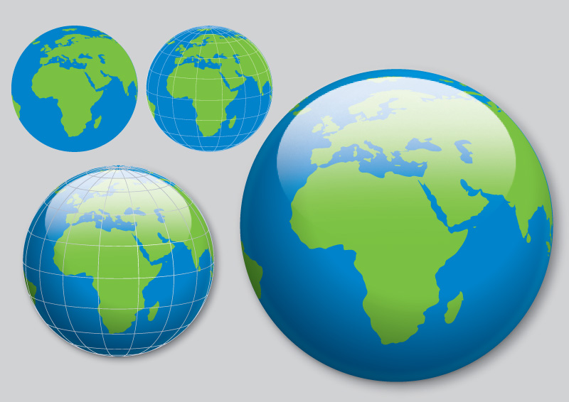 Globe Vector Free Download