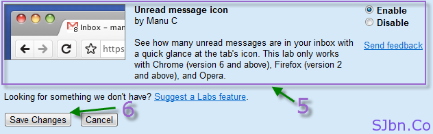 Gmail Unread Message Icon