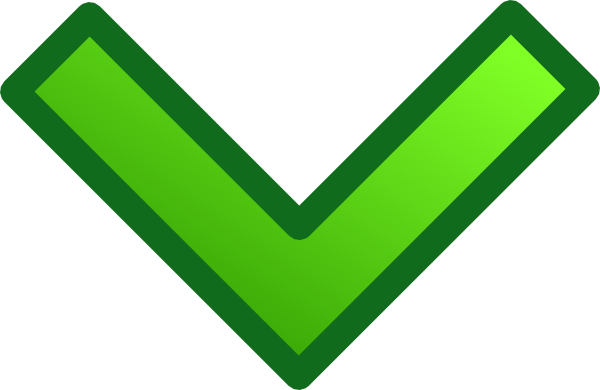 Green Down Arrow Clip Art