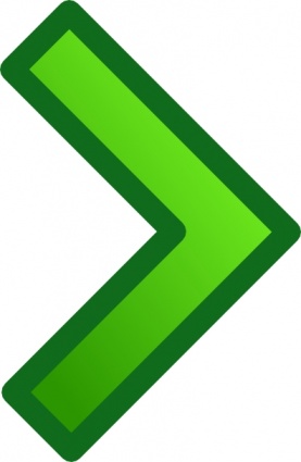 Green Right Arrow Clip Art