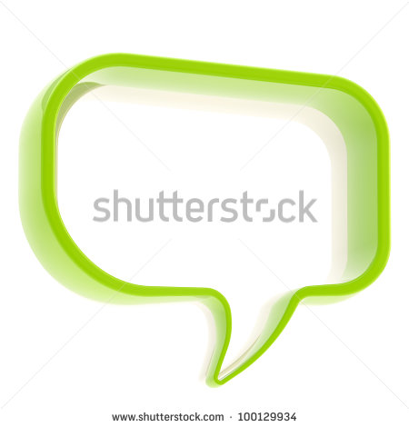 Green Text Bubble Icon