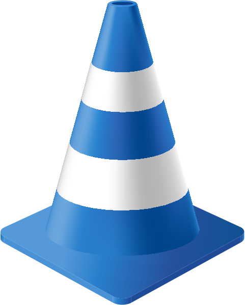 Green Traffic Cones