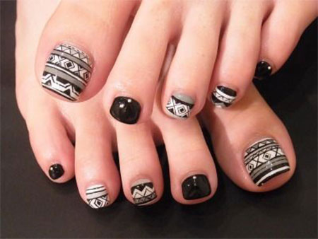 15 Unique Toe Nail Designs Images