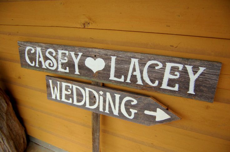 Hand Painted Wedding Sign Fonts