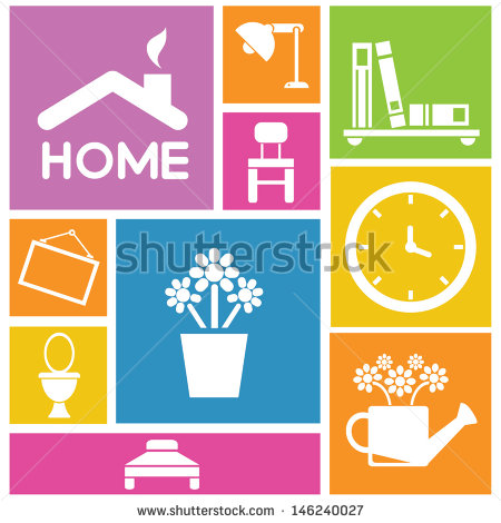 Home Interior Design Icons