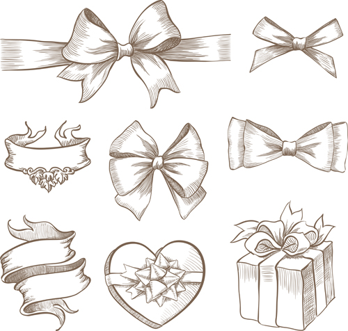 How to Draw Ribbon Bows