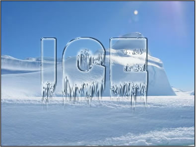 Ice Text Effect Photoshop Ice Text Effect Photoshop