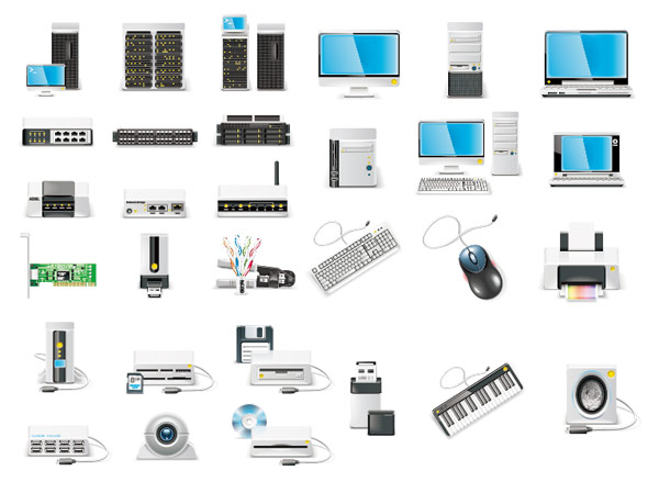 Icon Computer Equipment Icon Computer Equipment