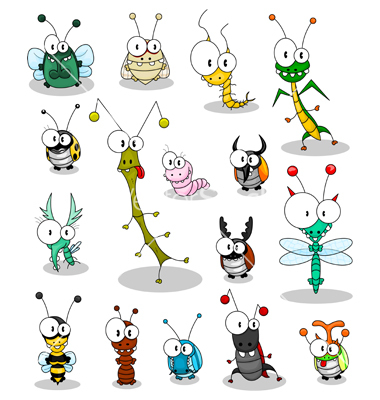 Insect Cartoon Characters