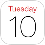 iOS 7 Calendar Icon iOS 7 Calendar Icon