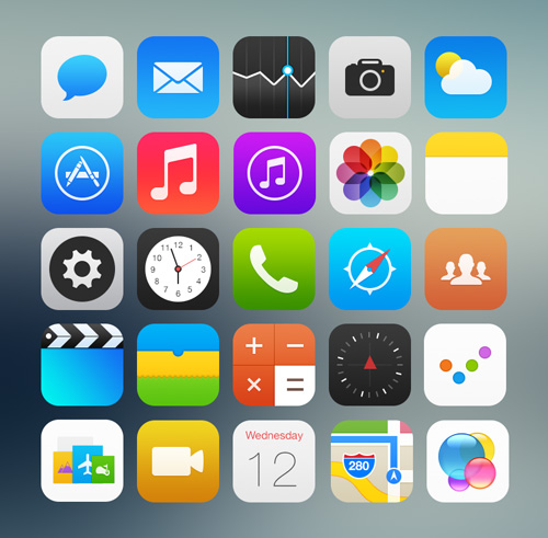 iOS 7 Icons iOS 7 Icons