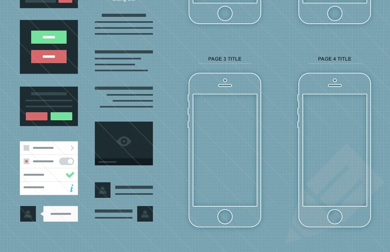 iPhone App Wireframes