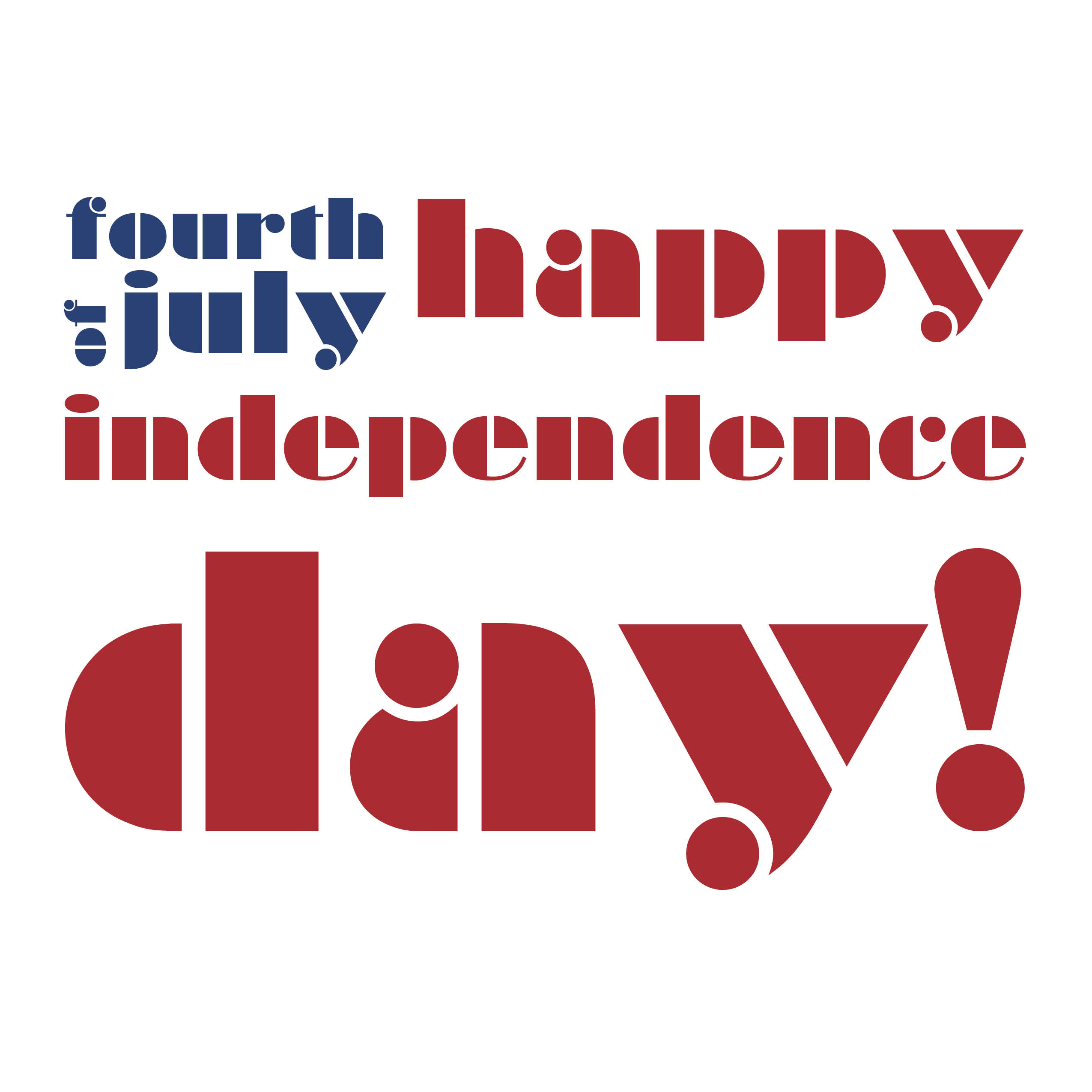 July 4th Independence Day Font