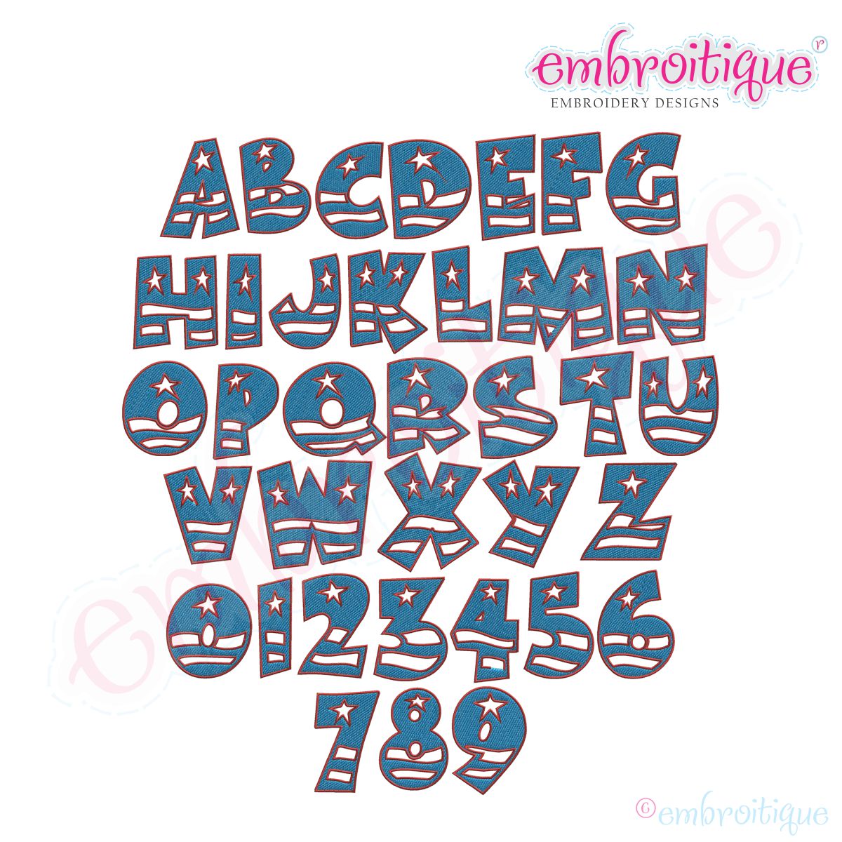 July Patriotic Font