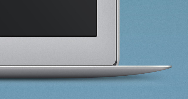 MacBook Air Mockup PSD