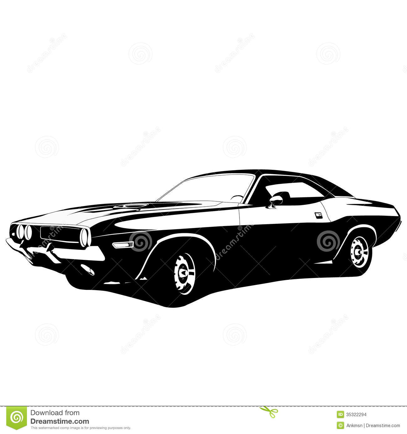 Muscle Car Vector Art Muscle Car Vector Art