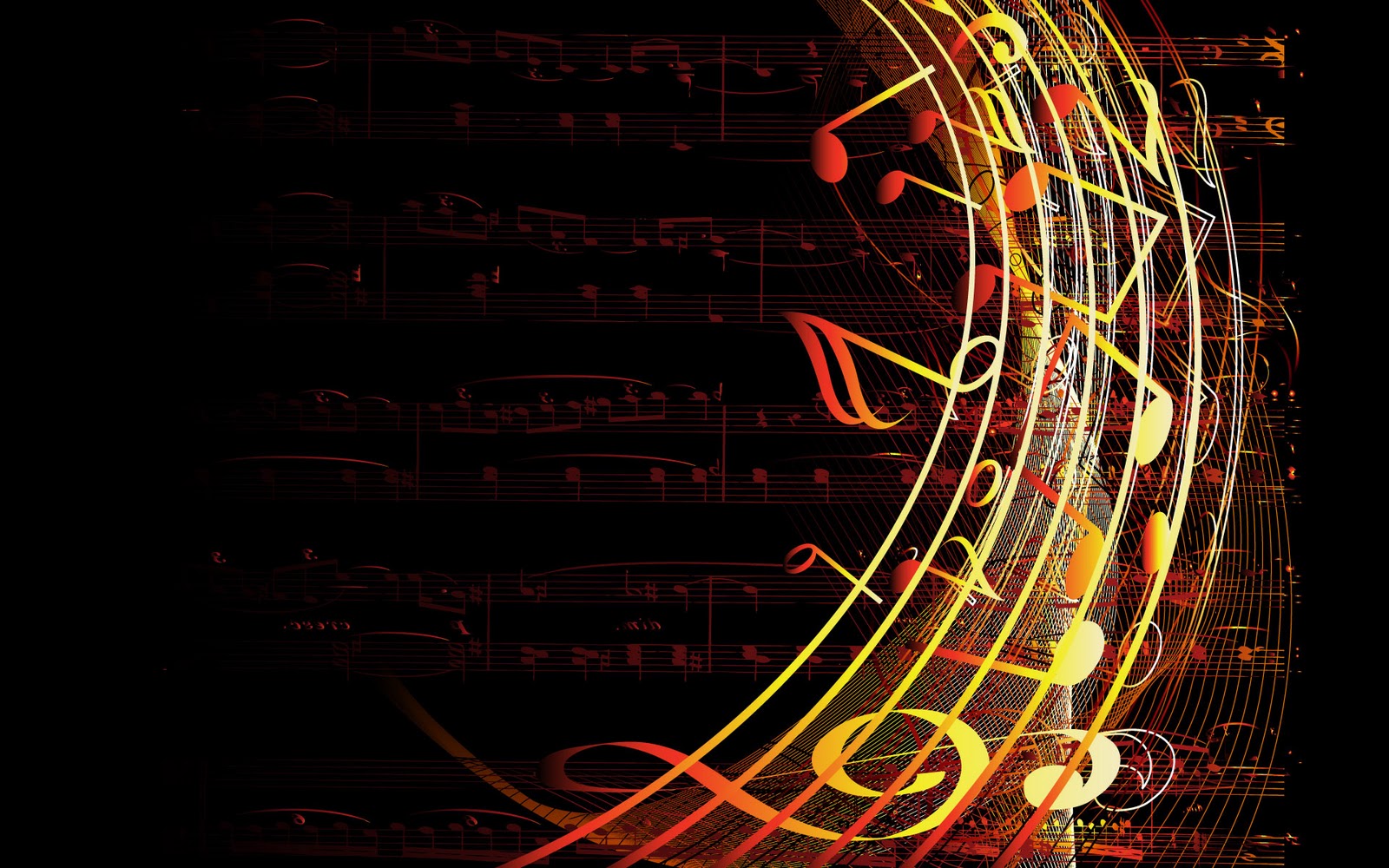 14 Free Vector Music Backgrounds Images