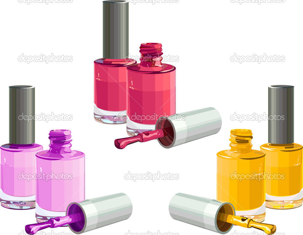 4. Nail polish bottle clip art - wide 8