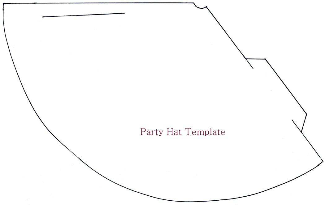 New Year Party Hat Template