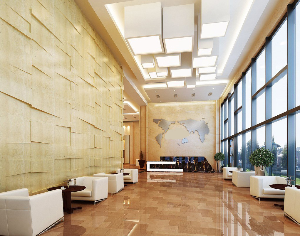 Office Building Lobby Design