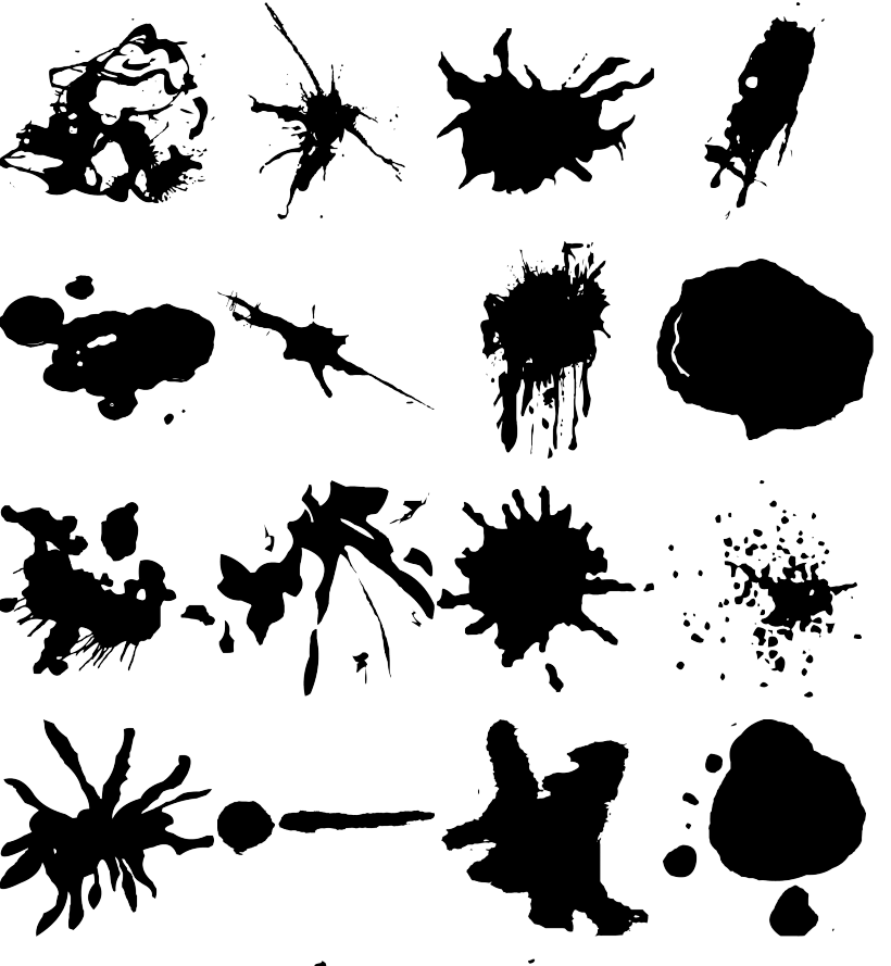 Paint Splatter Brush Photoshop