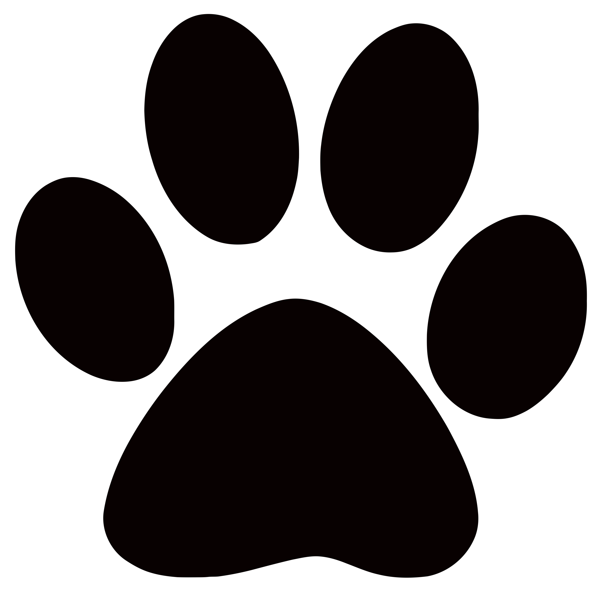 Panther Paw Print Clip Art