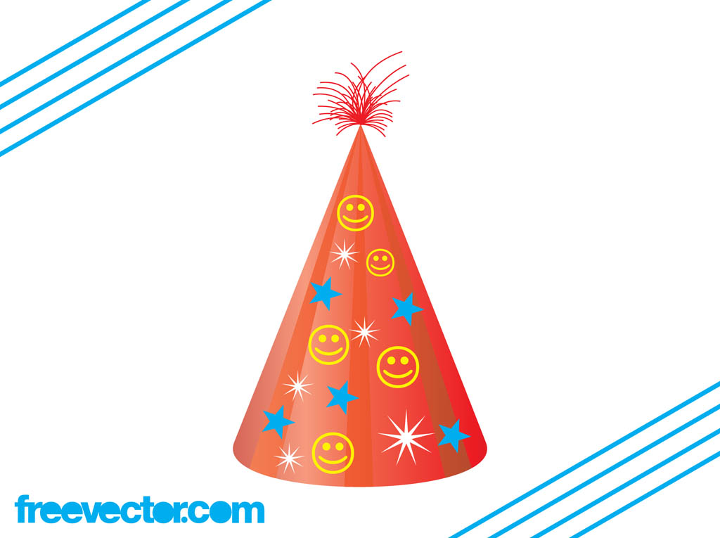 Party Hat Vector Clip Art Party Hat Vector Clip Art