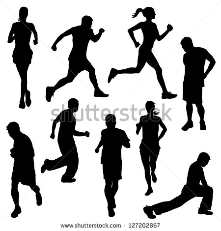 Person Running Silhouette
