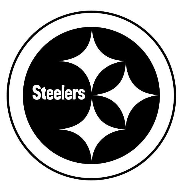 Pittsburgh Steelers Logo Black and White