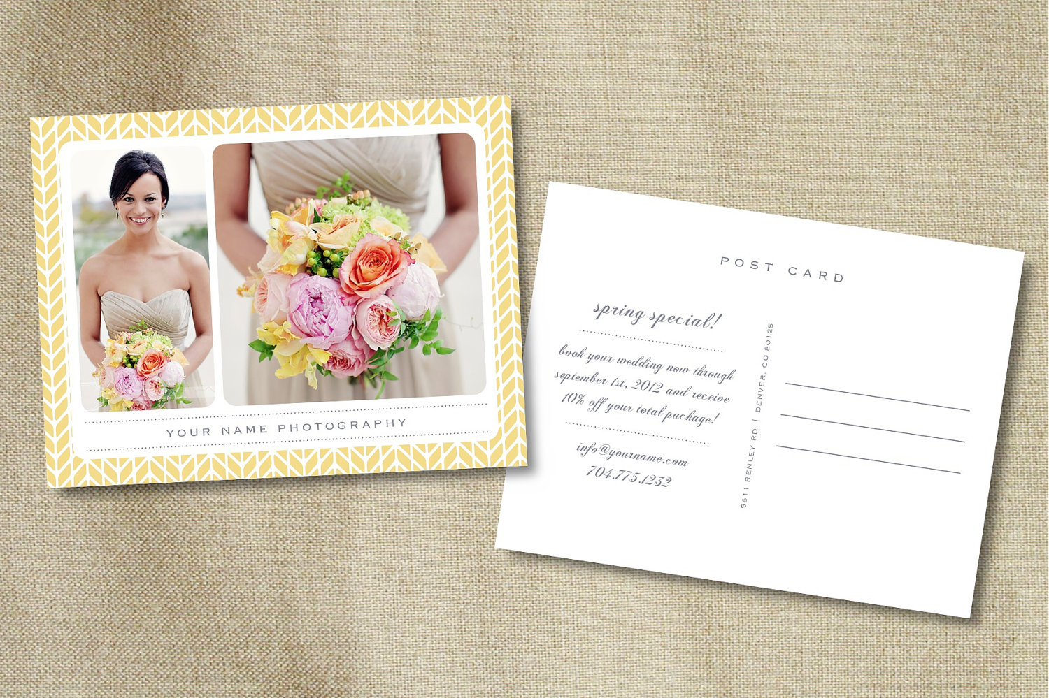 Postcard Template Photoshop Postcard Template Photoshop