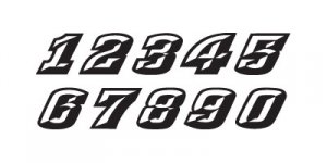 Race Car Number Fonts Race Car Number Fonts