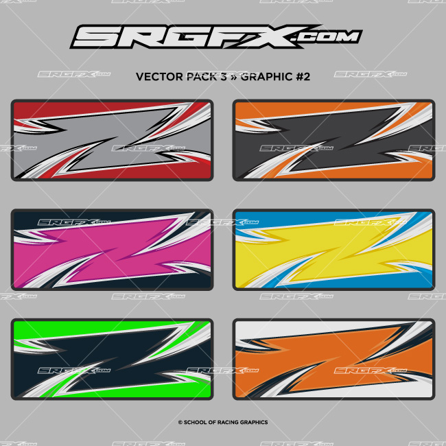 Racing Car Vector Graphic