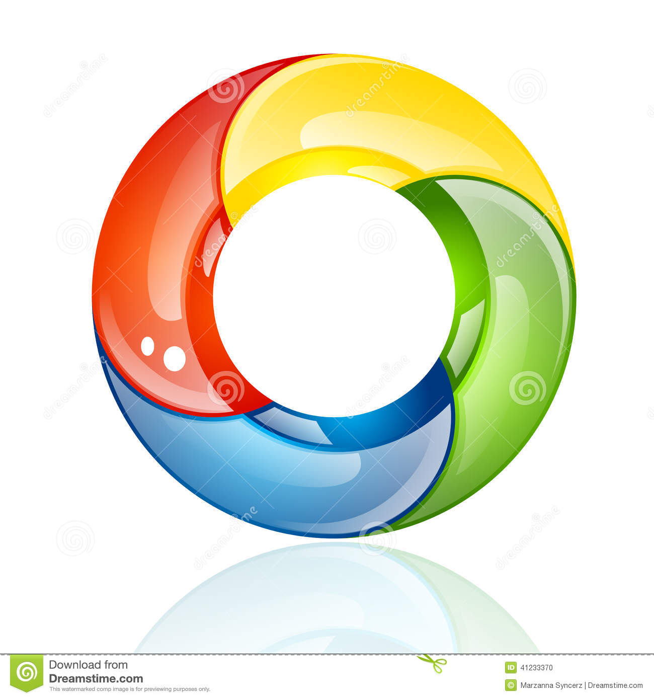 Red Green and Yellow Circle Logo