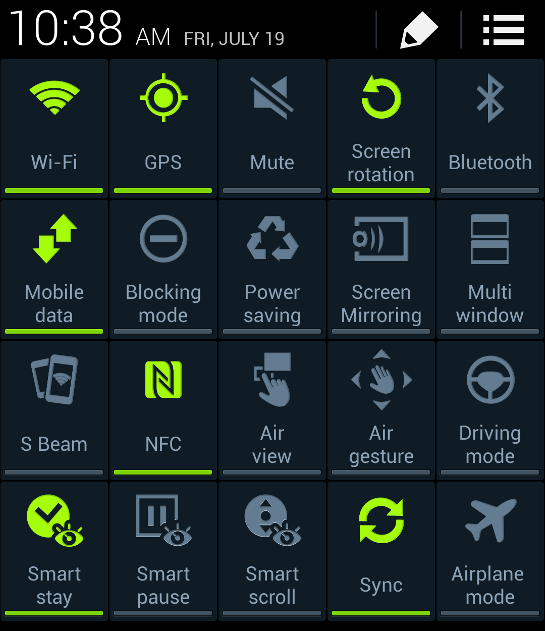 Samsung Android Phone Icon Symbols Samsung Android Phone Icon Symbols