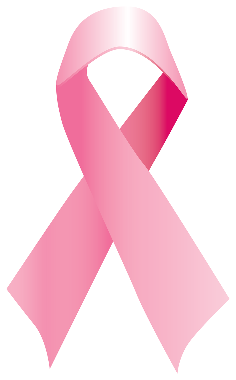 5 Pink Cancer Ribbon Vector Images