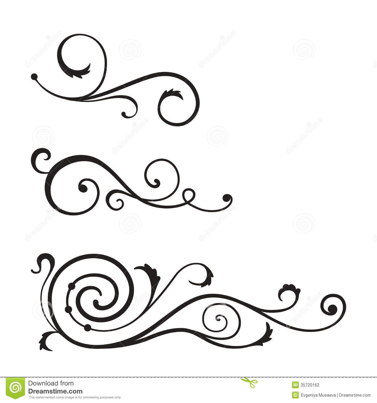 Simple Swirl Design Vector