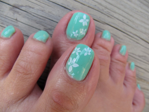 Simple Toe Nail Designs