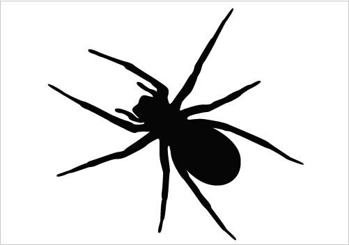 Spider Silhouette Clip Art Spider Silhouette Clip Art