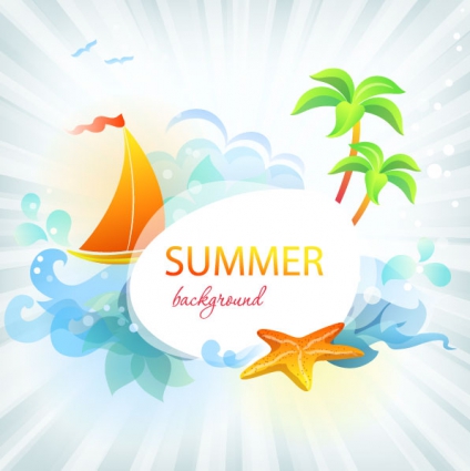 Summer Vector Free Download