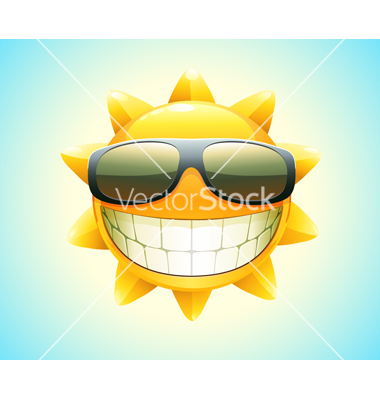 Sun with Sunglasses