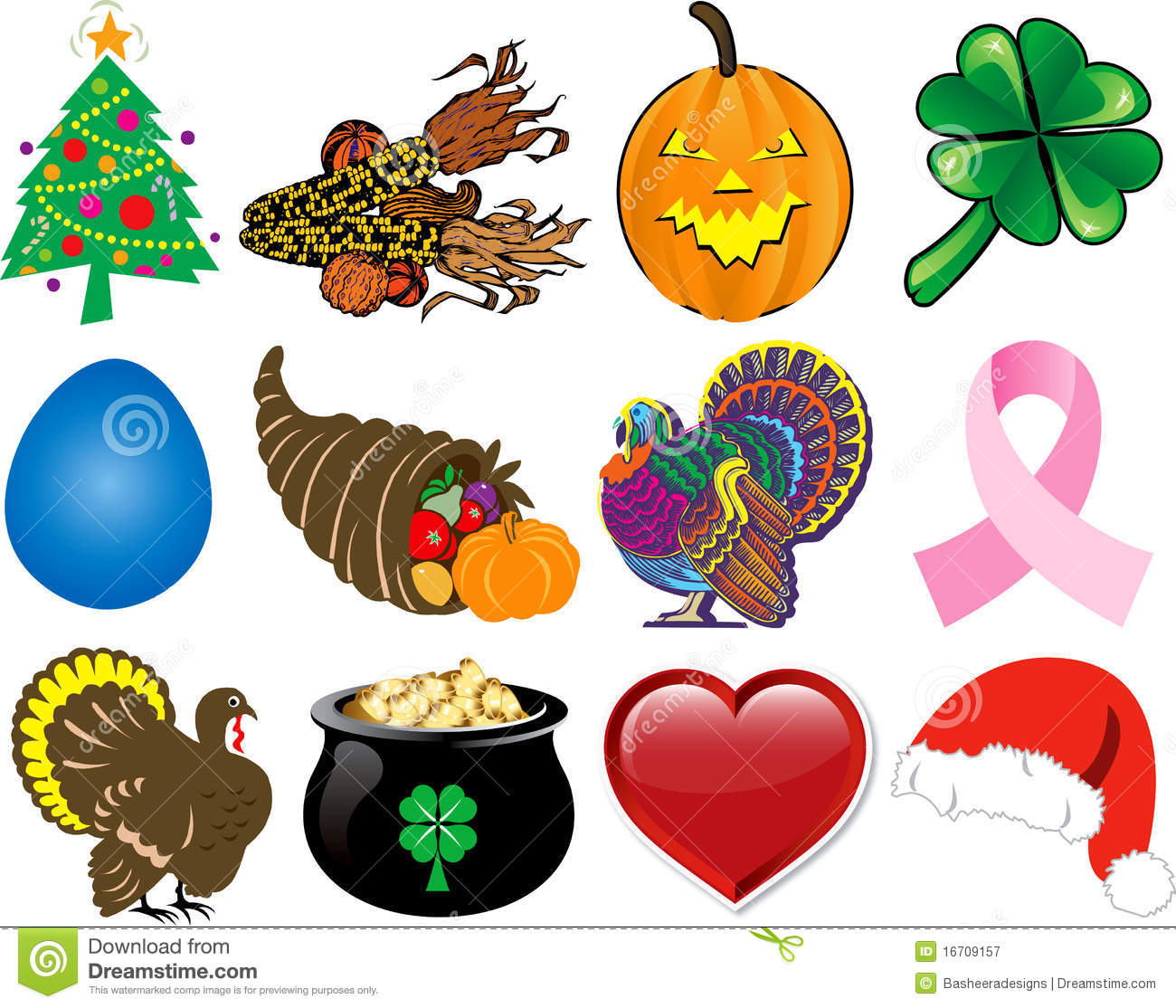 Thanksgiving Holiday Icons