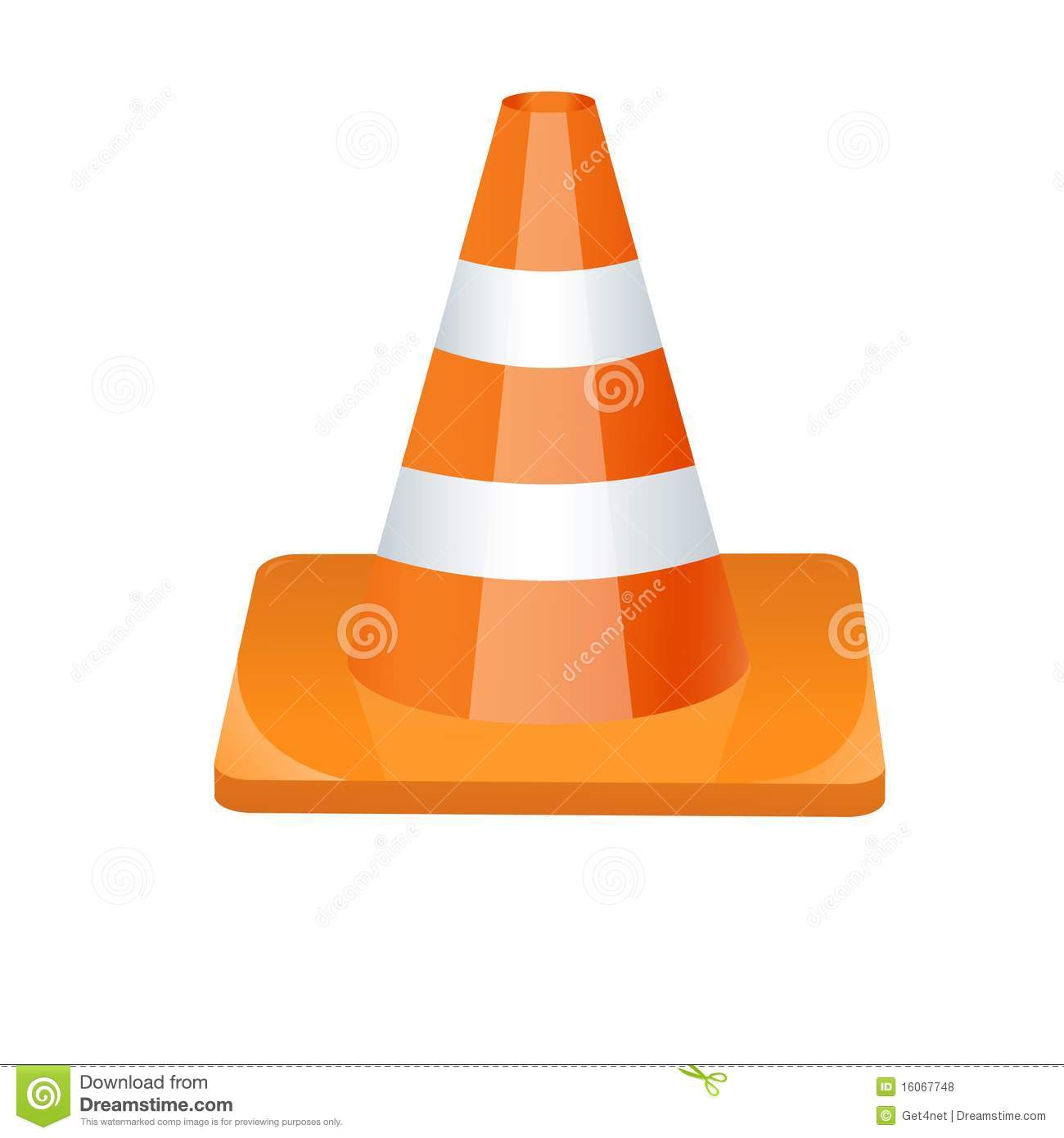 Traffic Cone Vector