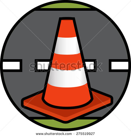 Traffic Cone Vector