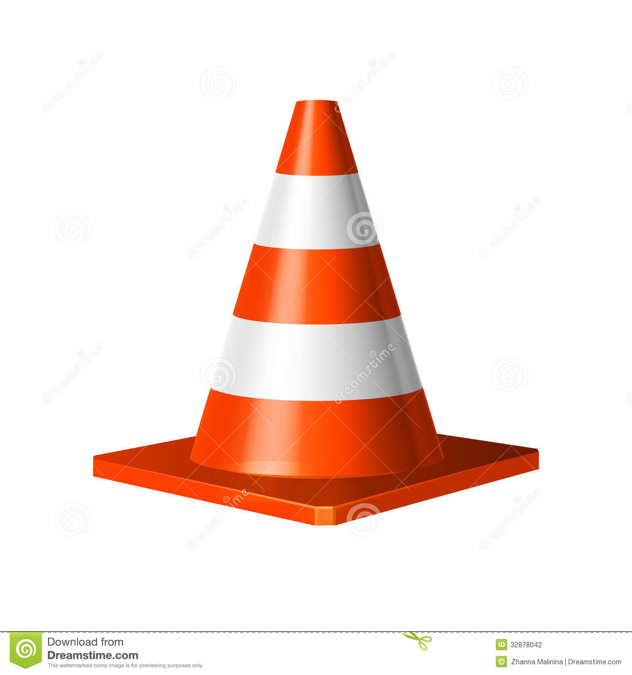 Traffic Cone Vector