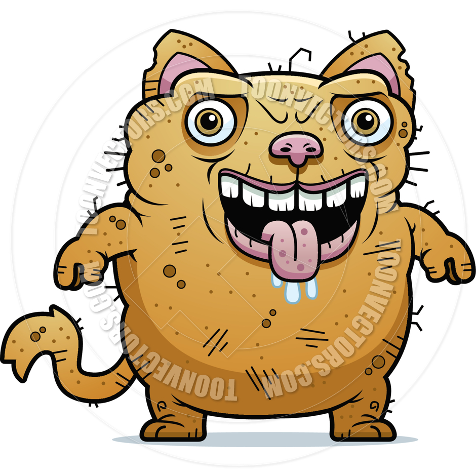Ugly Cat Cartoon