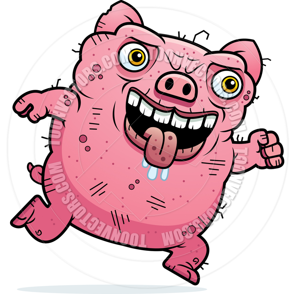 Ugly Pig Cartoon